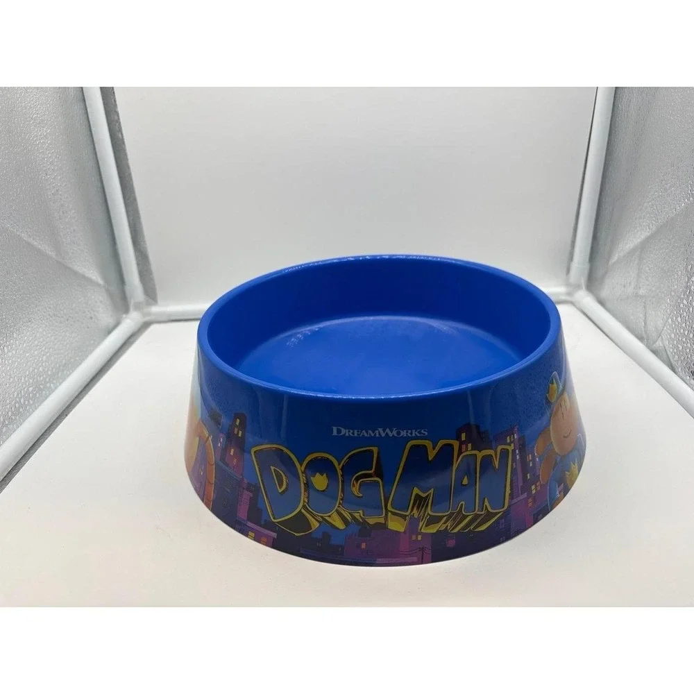 Dog Man Popcorn Bucket Bowl AMC Theatres Exclusive Promotional Item Blue